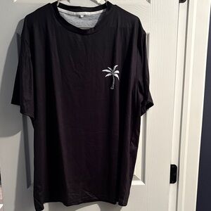 Black Palm Tree Graphic T-Shirt